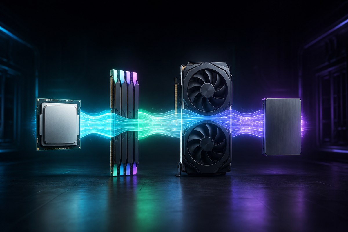 PC components ready for performance optimization