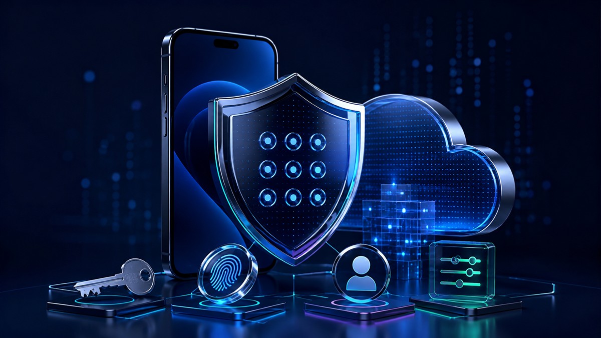 Smartphone and cloud account protected by layered security