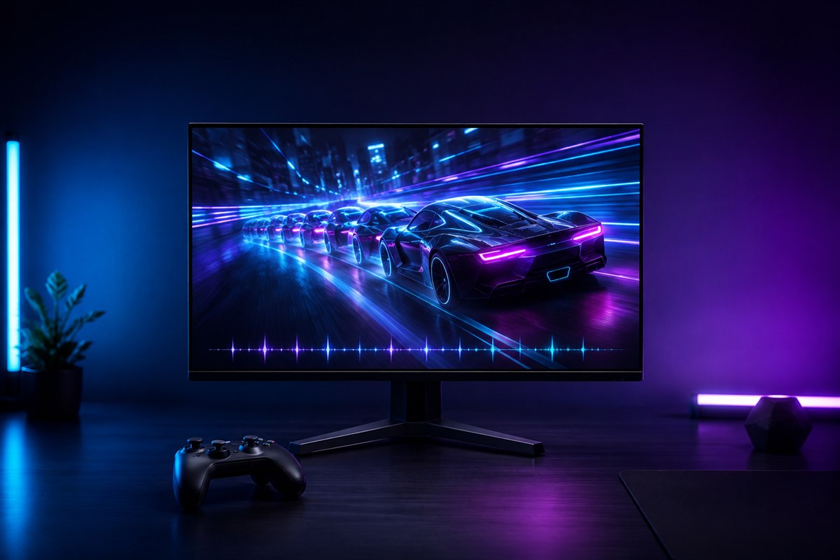 Gaming computer hardware with vivid performance graphics