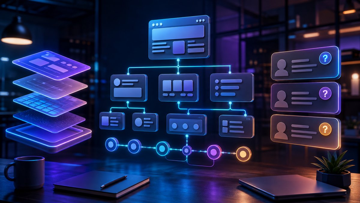 React interview workspace showing a connected component hierarchy and state flow